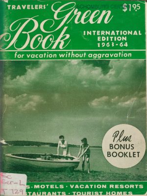 An image of Green Book used during the Jim Crow days.