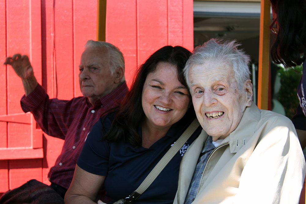 Robin with Seniors