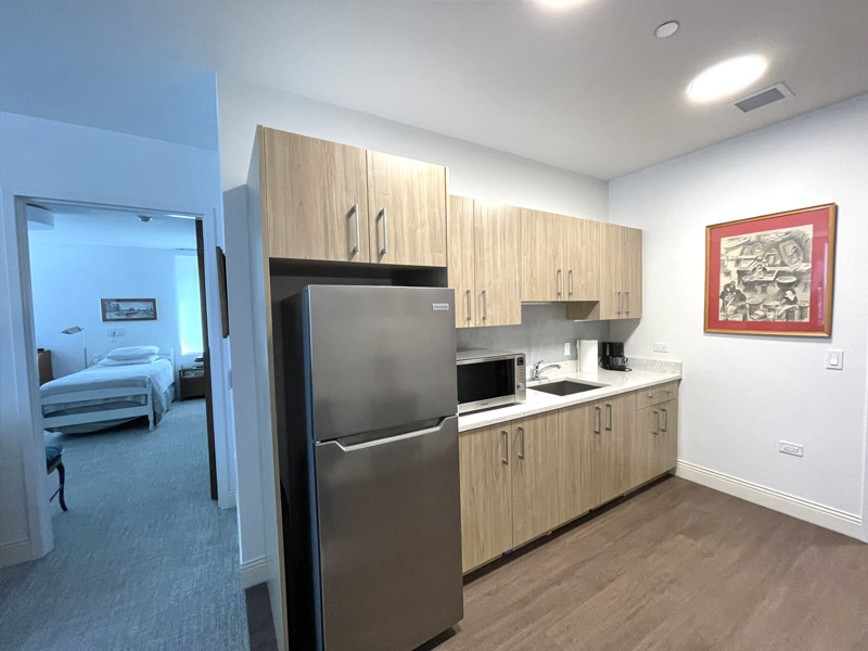 Kitchen in Independent Senior Living Apartment Norwood Park in Chicago
