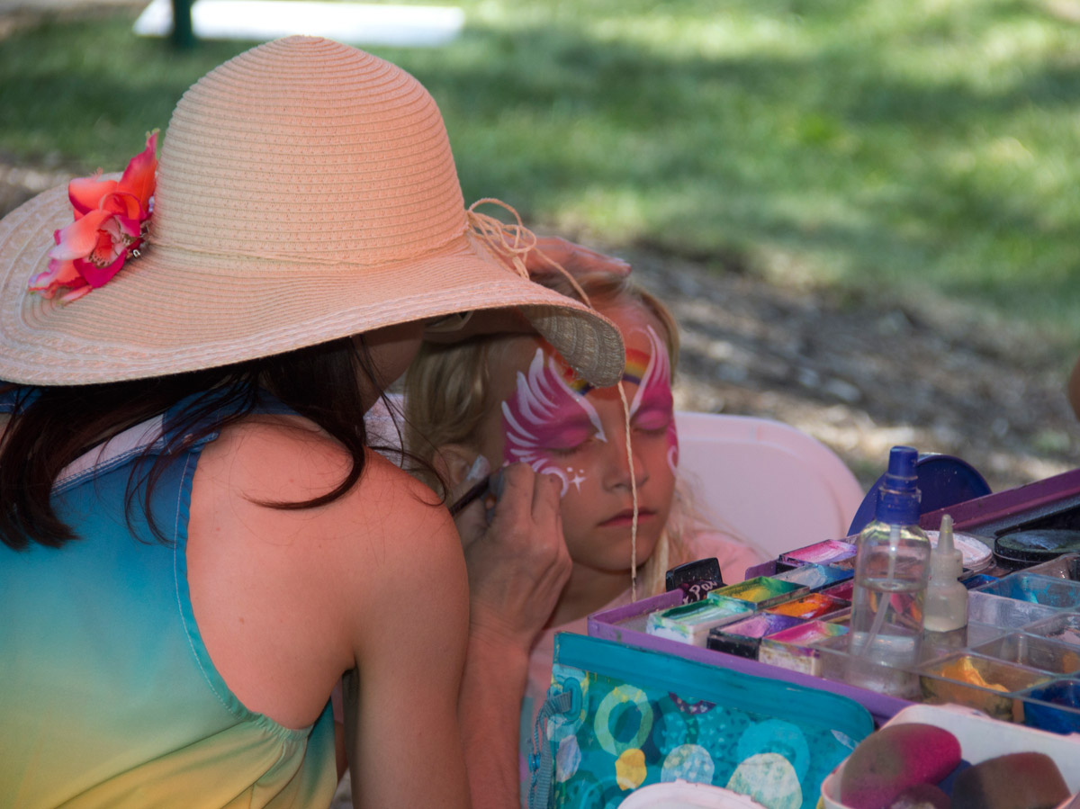 Face Painting at Summerfest at The Danish Home of Chicago